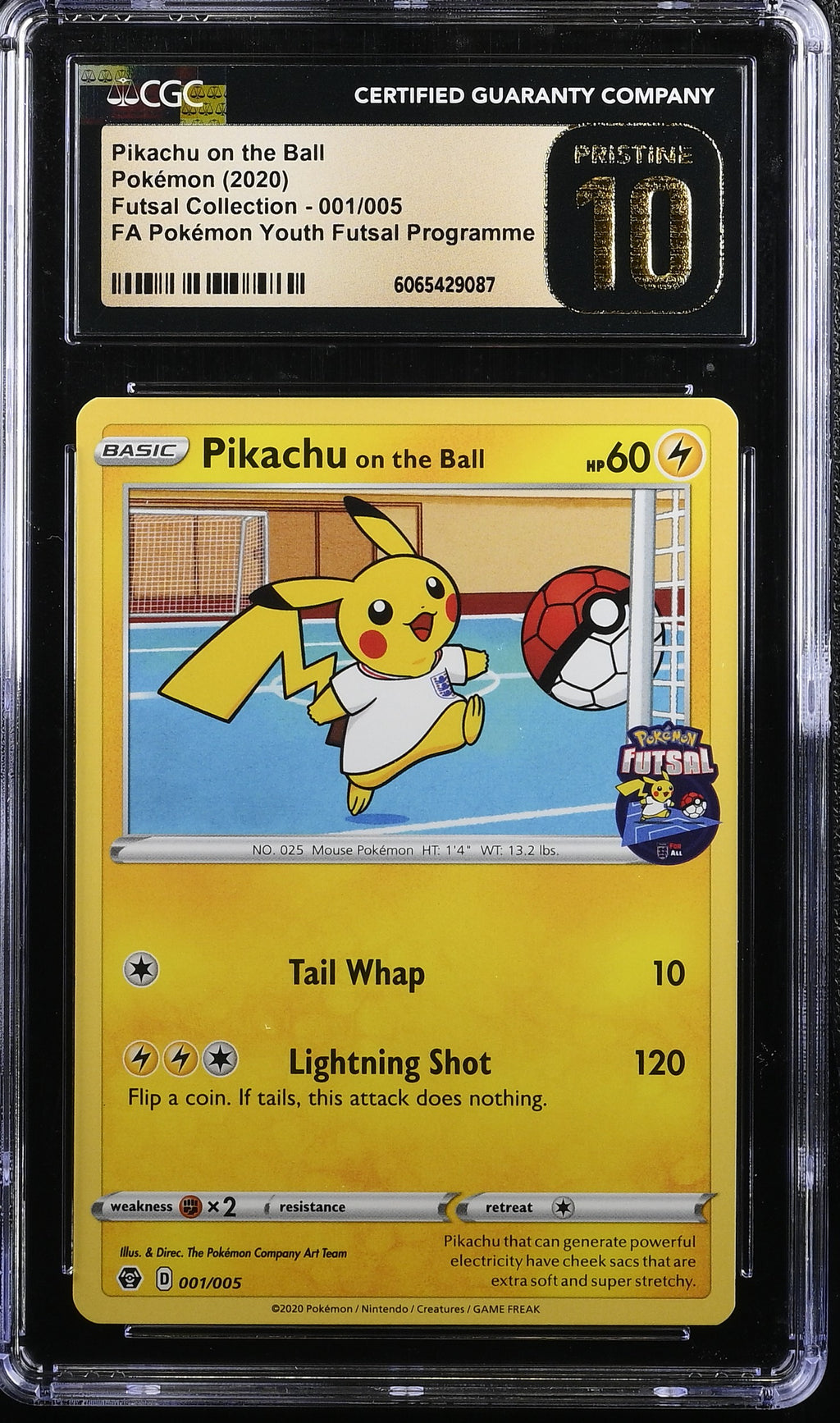 Pikachu on the Ball CGC Pristine 10